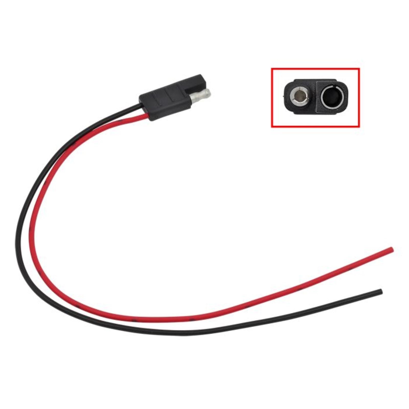 SPI Sports Parts Inc 2-Prong 12-Volt Accessory Plug Connector SM-01610_1378635