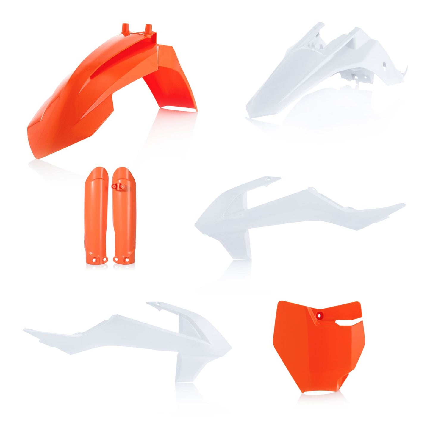 Acerbis Full Replacement Body Kit - Orig Equip '23 White/Orange 2791527705_1166199