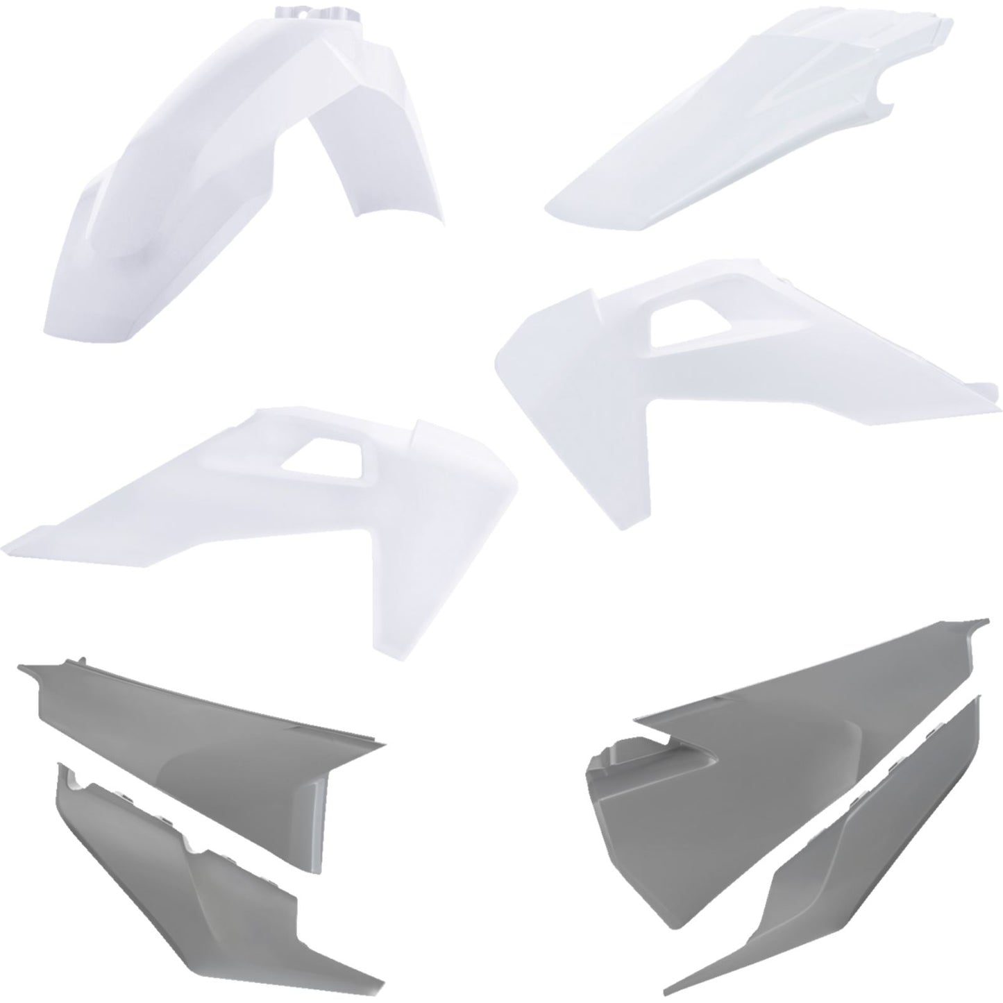 Acerbis Full Replacement Body Kit - Orig Equip '23 White/Gray 2791557705_1388658