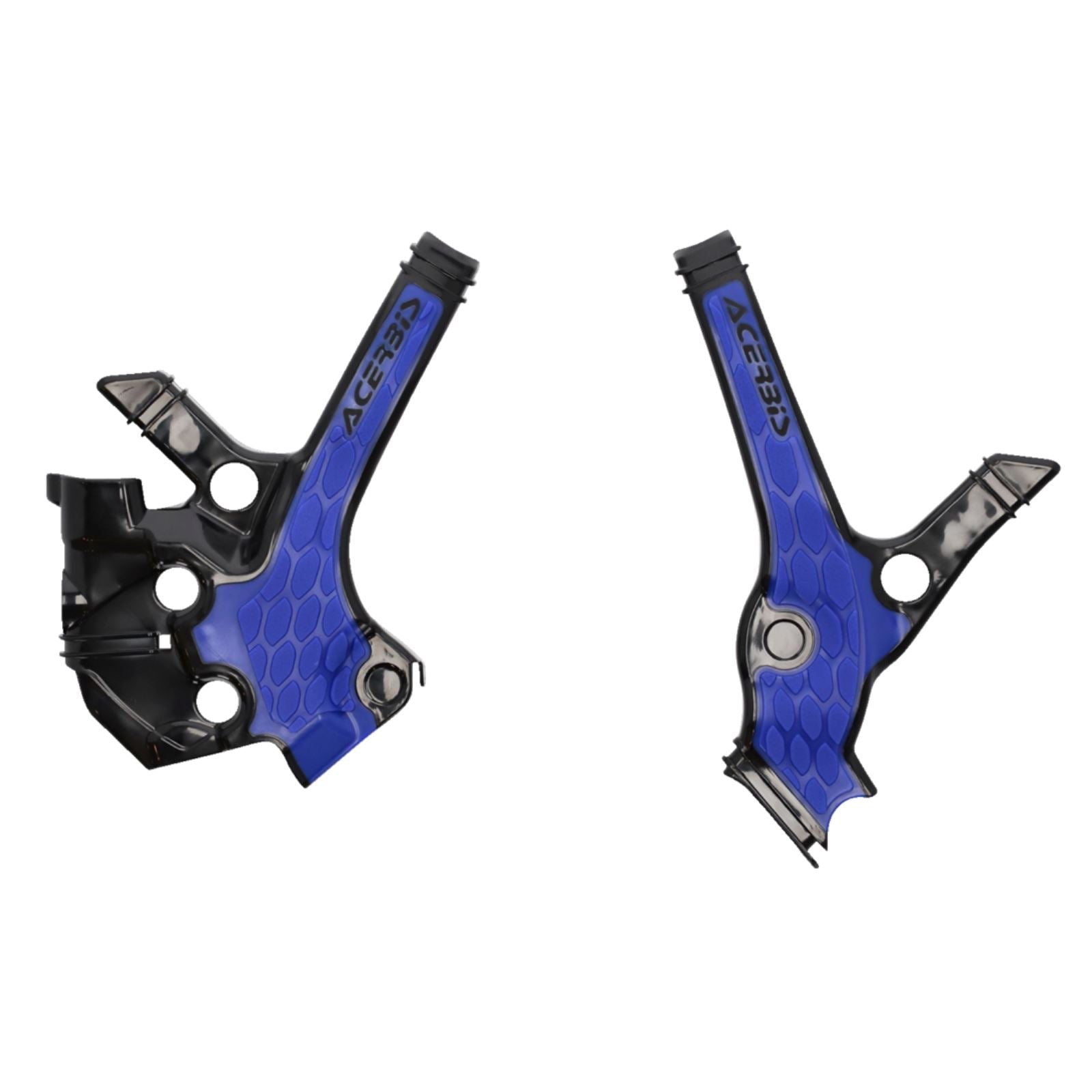 Acerbis X-Grip Frame Guards - Black/Blue - YZ 85 2976221004_1156840