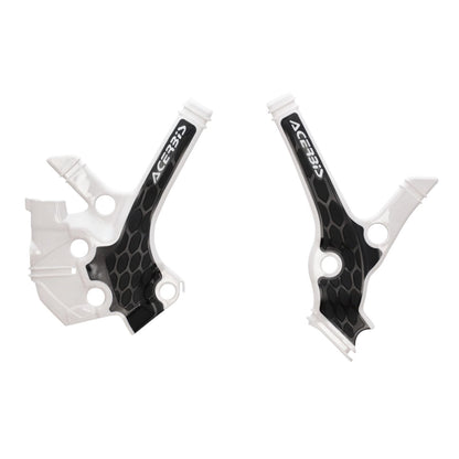 Acerbis X-Grip Frame Guards - White/Black - YZ 85 2976221035_1156858