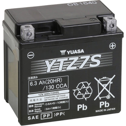 Yuasa Battery YTZ7S Sealed Factory Activated YUAM727ZS_501558