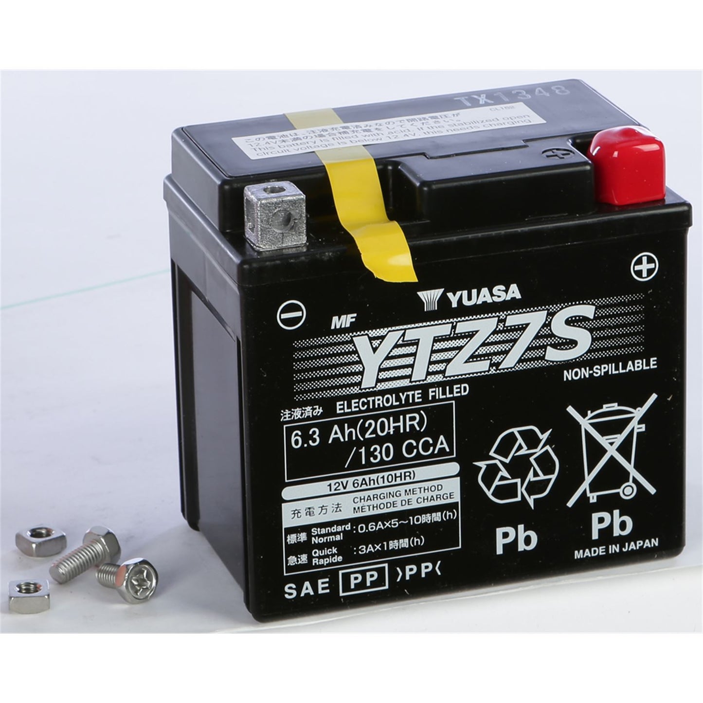 Yuasa Battery YTZ7S Sealed Factory Activated YUAM727ZS_195597