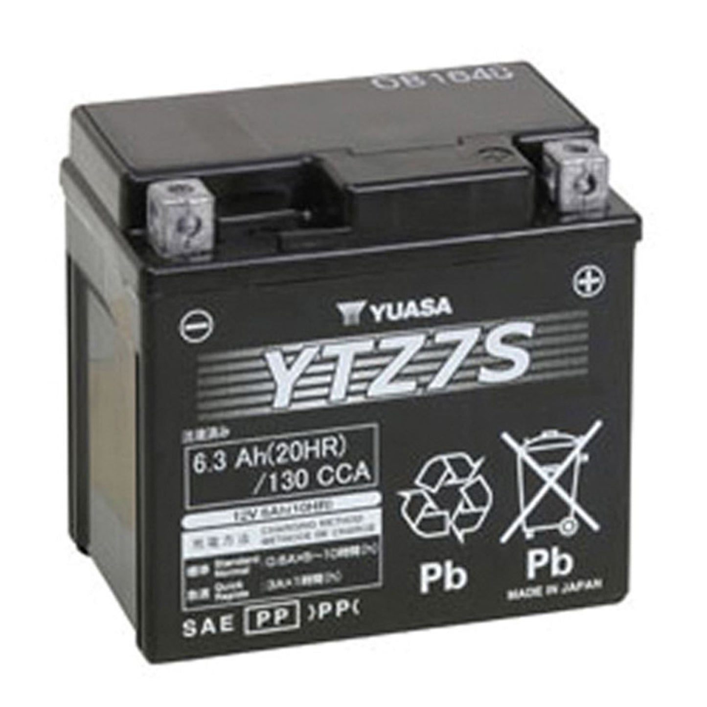 Yuasa Battery YTZ7S Sealed Factory Activated YUAM727ZS_591006