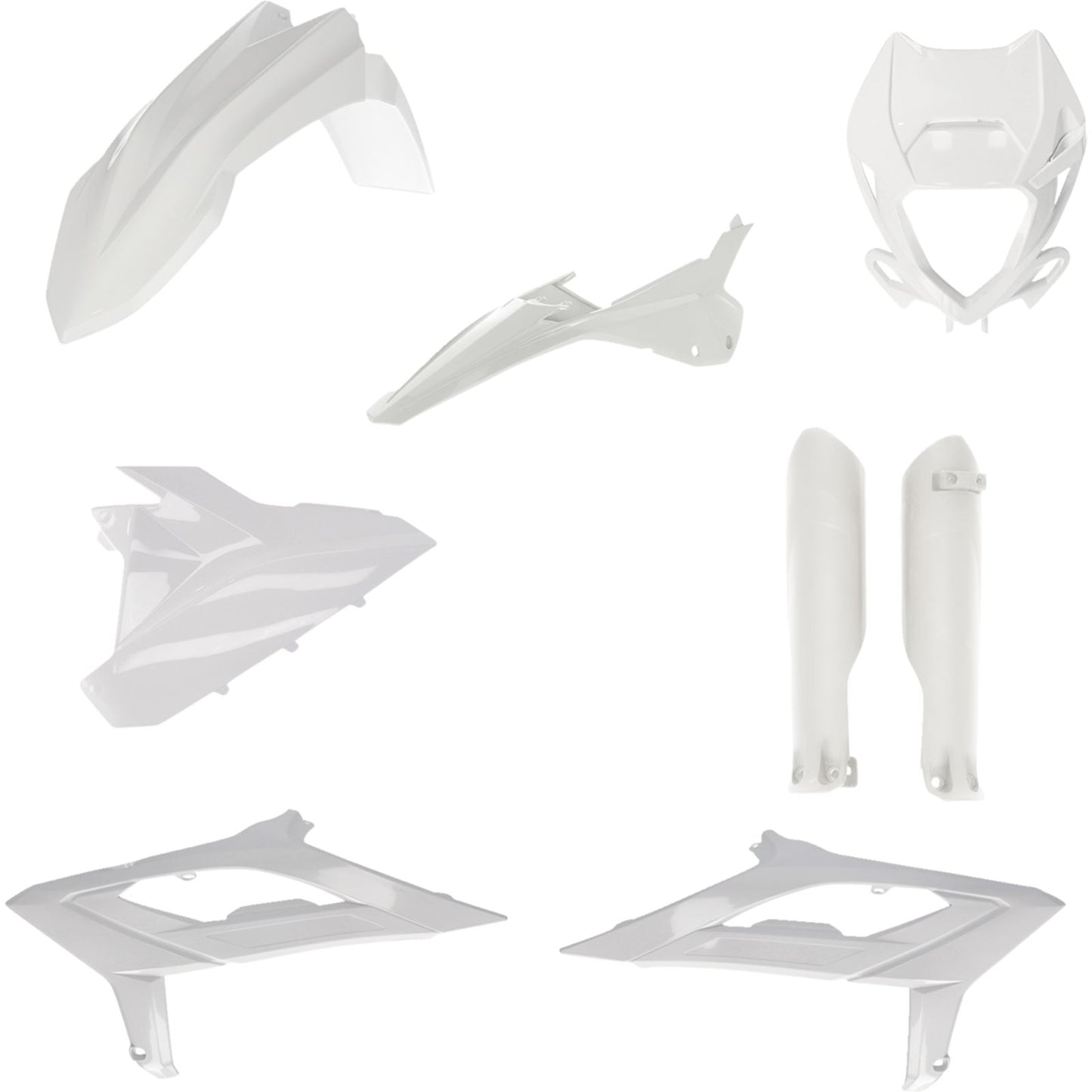 Acerbis Full Replacement Body Kit - White 2979470002_1160587