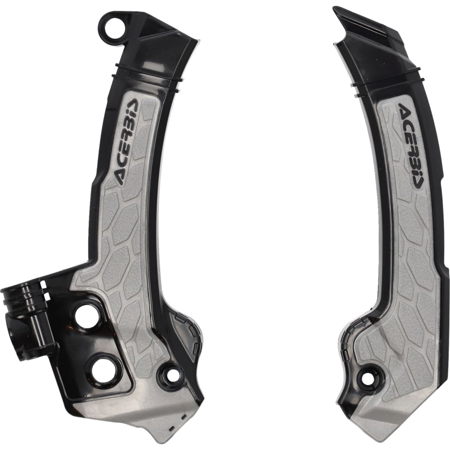 Acerbis X-Grip Frame Guards - Black/Gray for Husqvarna 2979601001_1160244