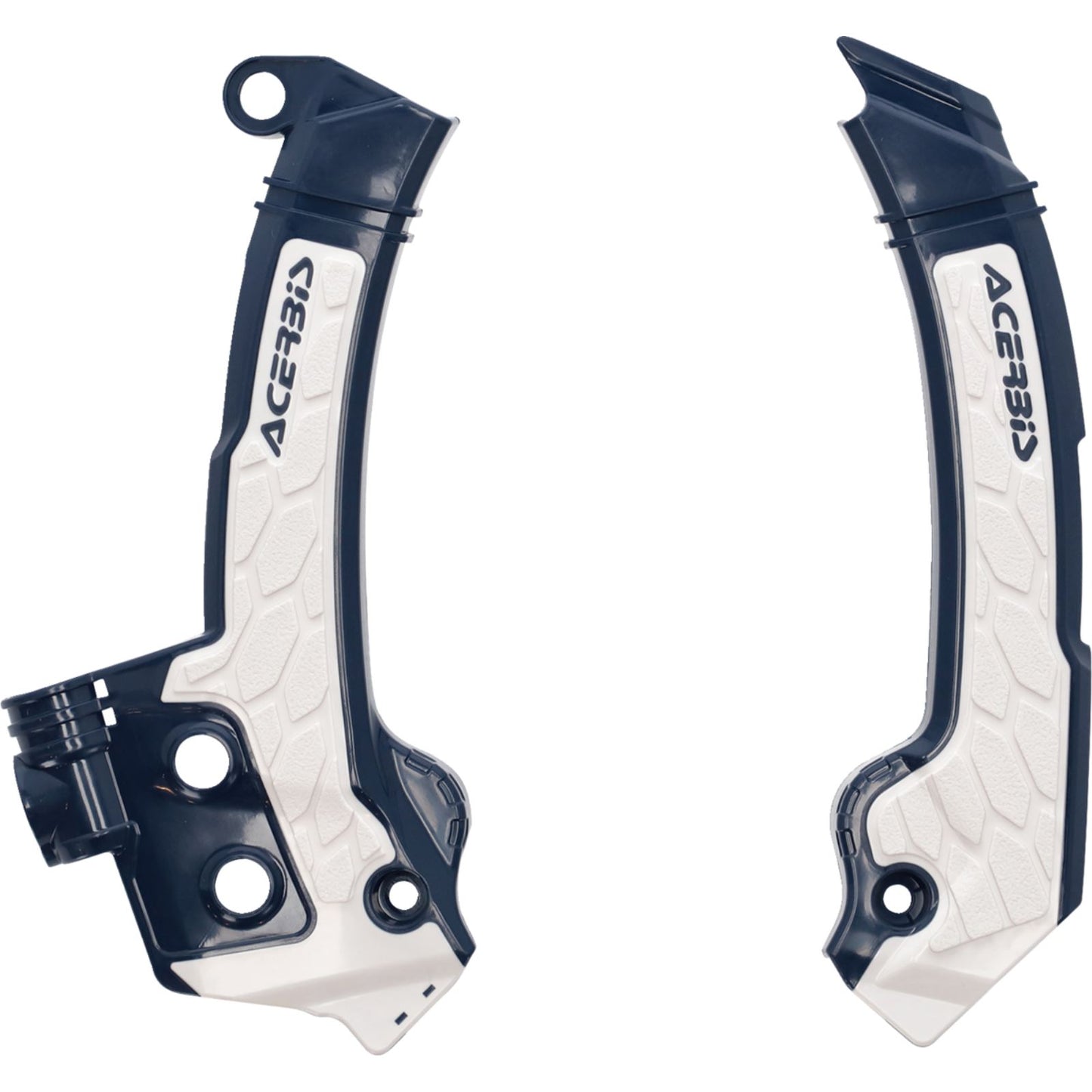 Acerbis X-Grip Frame Guards - Blue/White for Husqvarna 2979601006_1160245