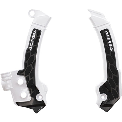 Acerbis X-Grip Frame Guards - Black/White for Husqvarna 2979601007_1160174