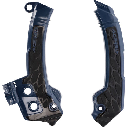 Acerbis X-Grip Frame Guards - Blue/Black for Husqvarna 2979601034_1160222
