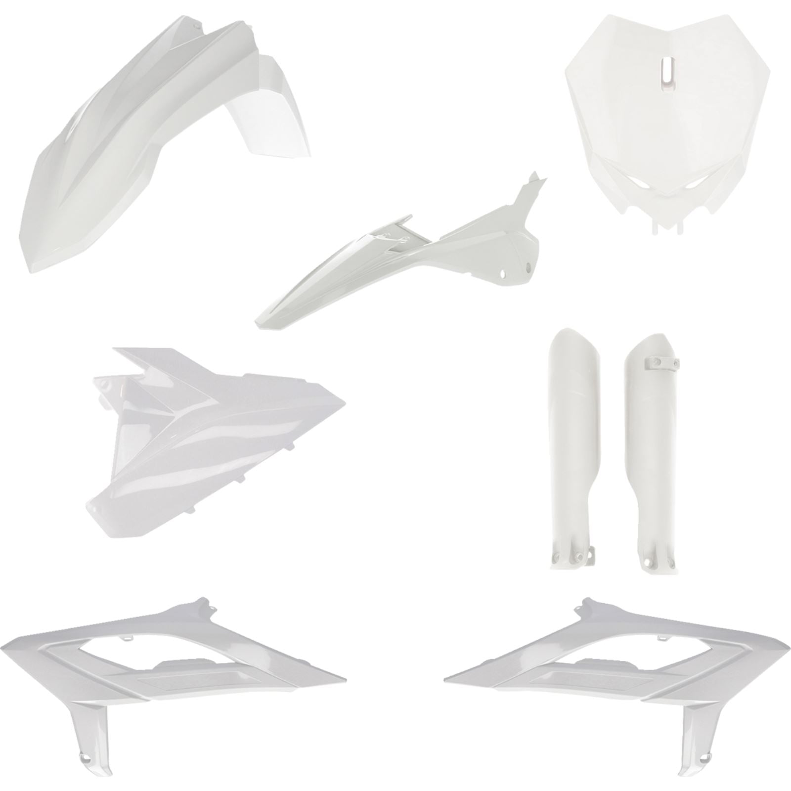 Acerbis Full Replacement Body Kit - White 2979660002_1160611