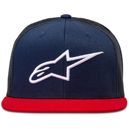 Alpinestars Corporate Trucker Hat - Navy/Red - One Size [MPN: 1025-81003-7030-TU]_1150860