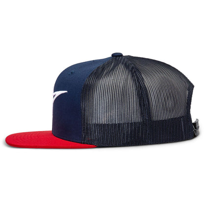 Alpinestars Corporate Trucker Hat - Navy/Red - One Size [MPN: 1025-81003-7030-TU]_1150862