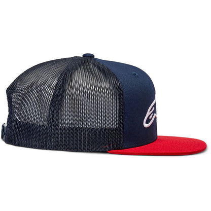 Alpinestars Corporate Trucker Hat - Navy/Red - One Size [MPN: 1025-81003-7030-TU]_1150864