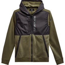 Alpinestars Aligned Zip Hoodie - Military/Black - Large [MPN: 1213-51000-6910-L]_1155606
