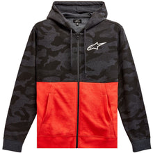 Alpinestars Camo Block Hoodie - Charcoal Heather/Warm Red - XL [MPN: 1213-51050-1816-XL]_1150842