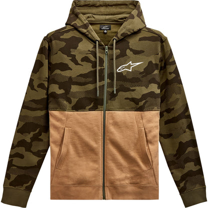 Alpinestars Camo Block Hoodie - Military/Sand - Medium [MPN: 1213-51050-6923-M]_1155671