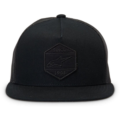 Alpinestars Bolt Trucker Hat - Black/Black - One Size [MPN: 1213-81014-1010-TU]_1150896