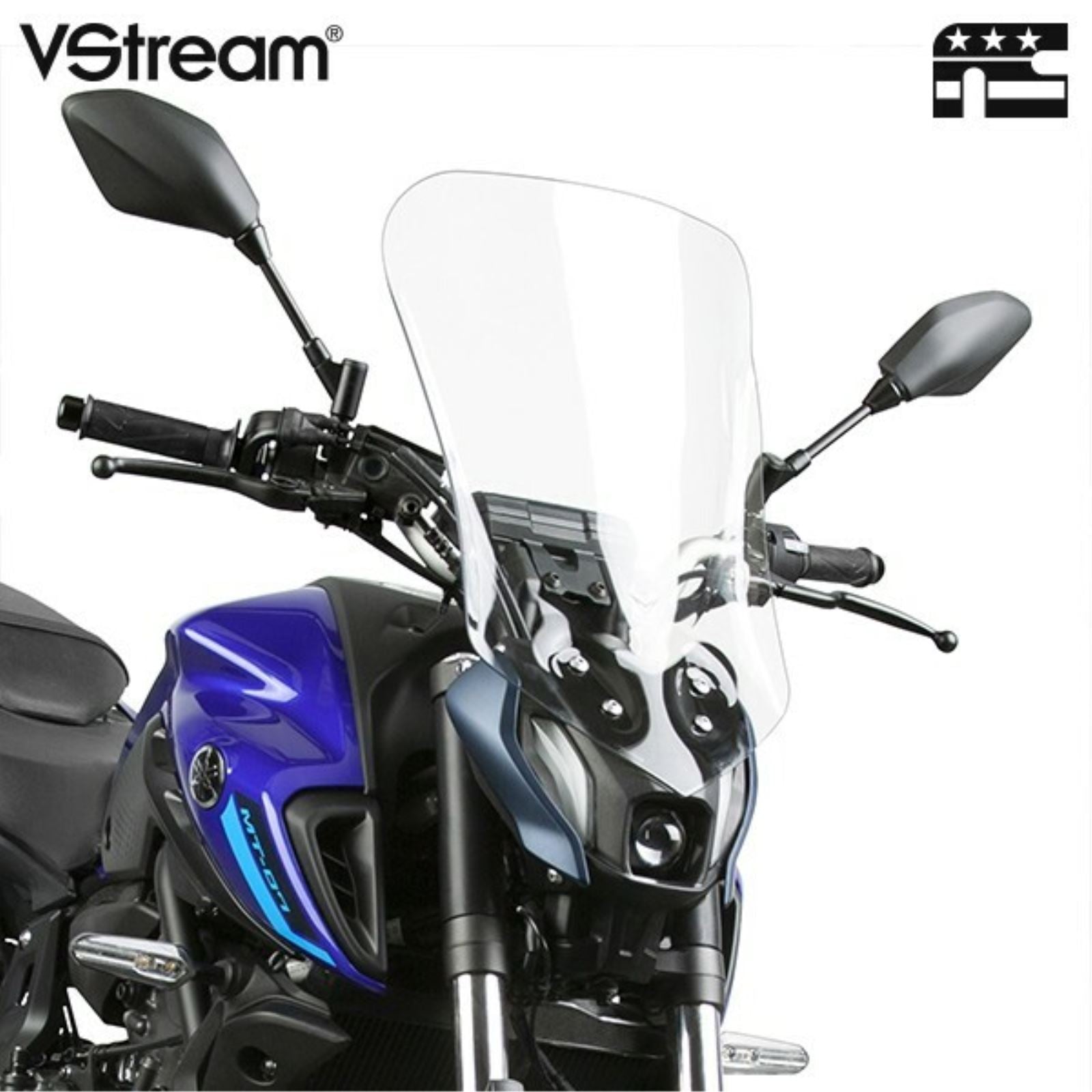 National Cycle VStream Windscreen Tall Clear for Yamaha [MPN: N20342]_1147721