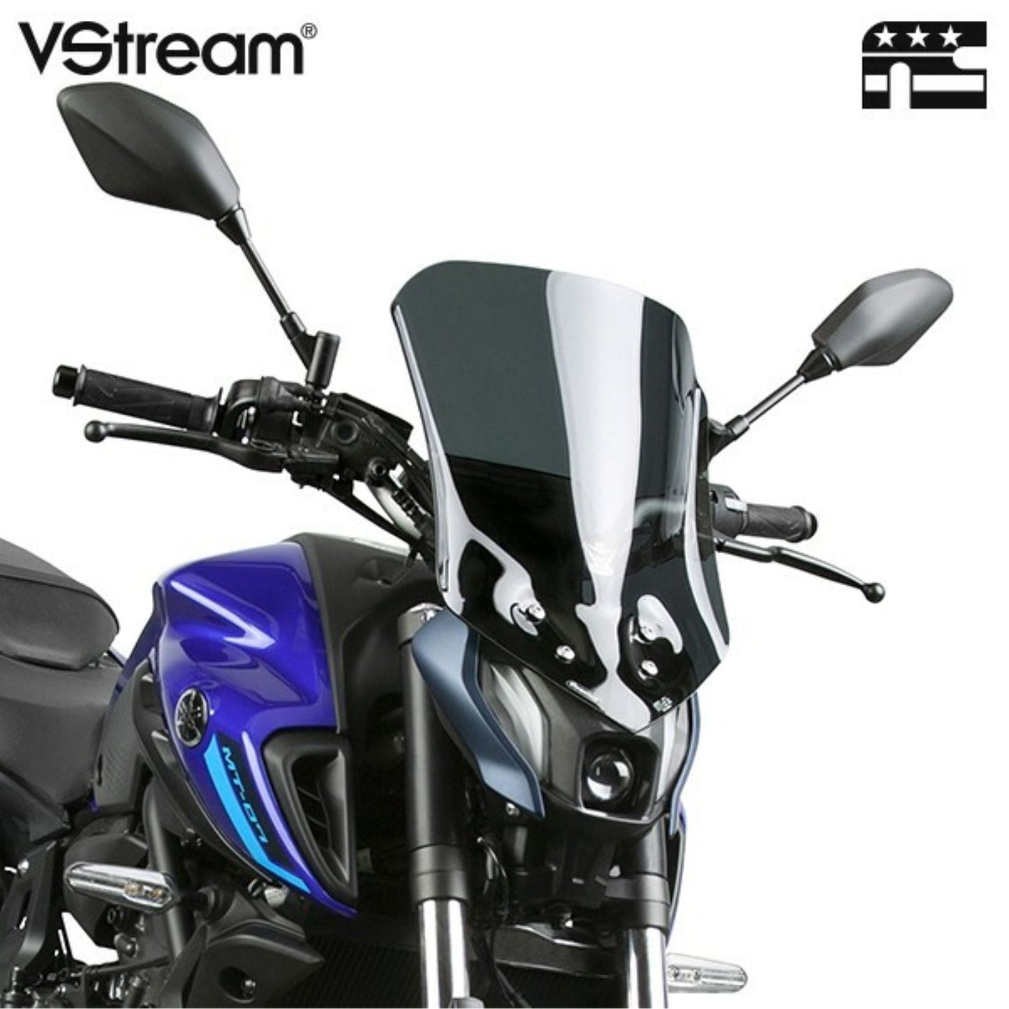 National Cycle VStream Windscreen Short Dark Tint for Yamaha N20340_1147723