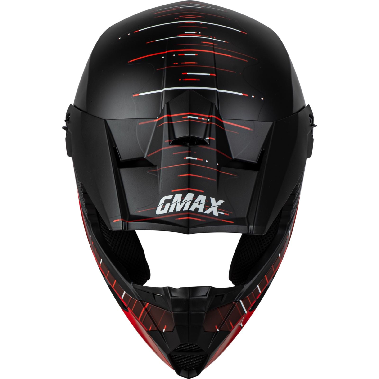 GMax MX-46 Frequency Off-Road Helmet - Matte Black/Red - Medium [MPN: D3463325]_1147823