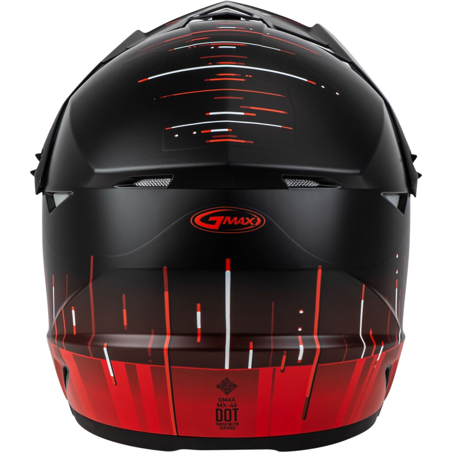 GMax MX-46 Frequency Off-Road Helmet - Matte Black/Red - Medium [MPN: D3463325]_1147824