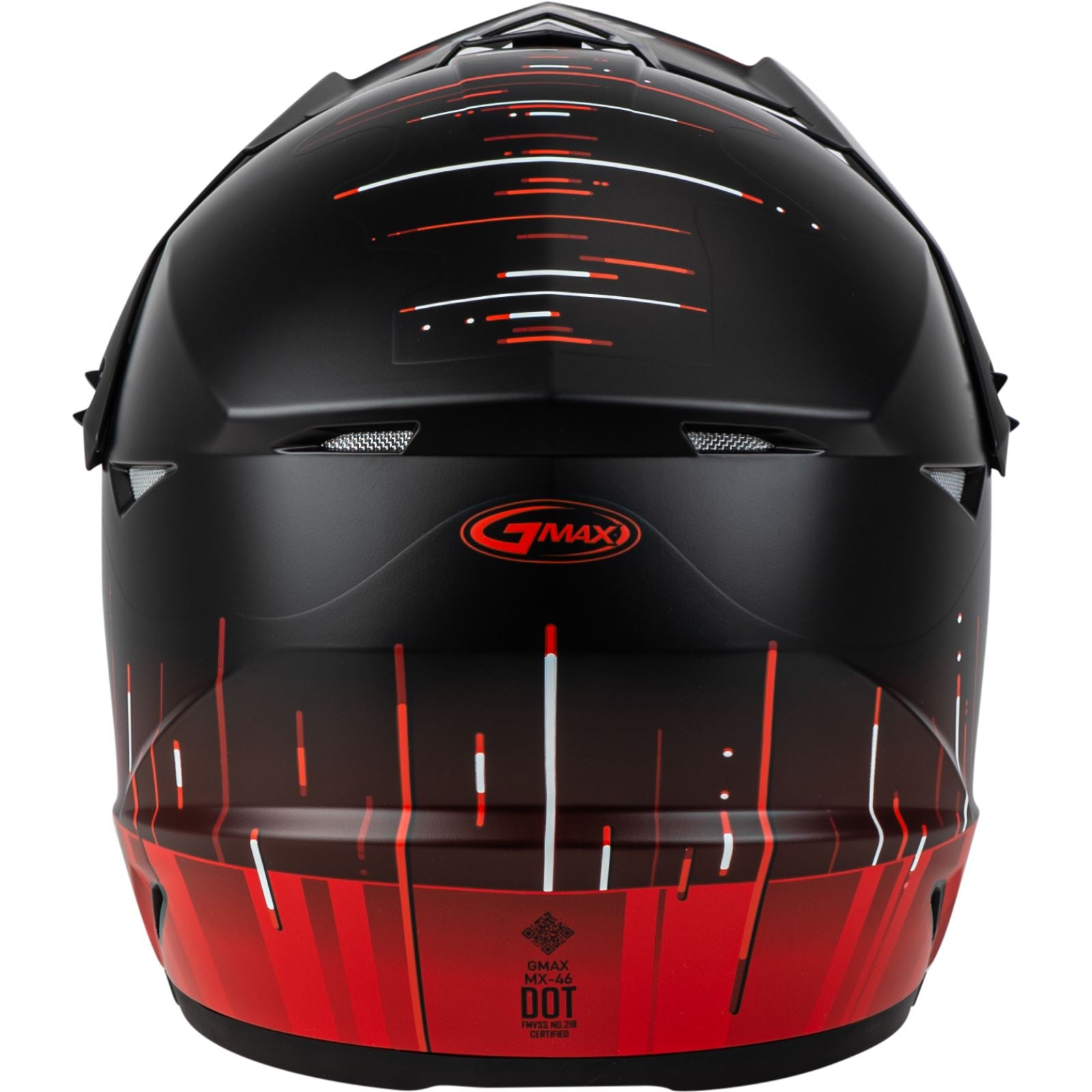 GMax MX-46 Frequency Off-Road Helmet - Matte Black/Red - Medium [MPN: D3463325]_1147824