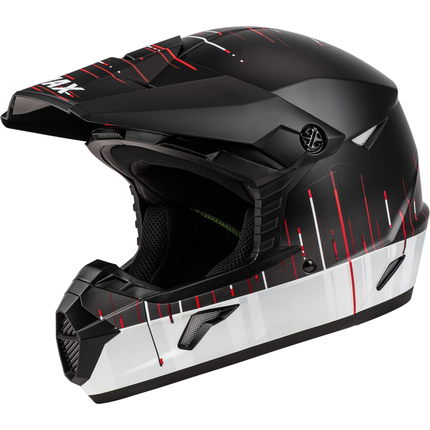 GMax MX-46 Frequency Off-Road Helmet - Matte Black/White - XS [MPN: D3463843]_1147894