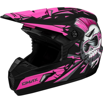 GMax Youth MX-46Y Unstable - Helmet - Matte Black/Pink_1311868