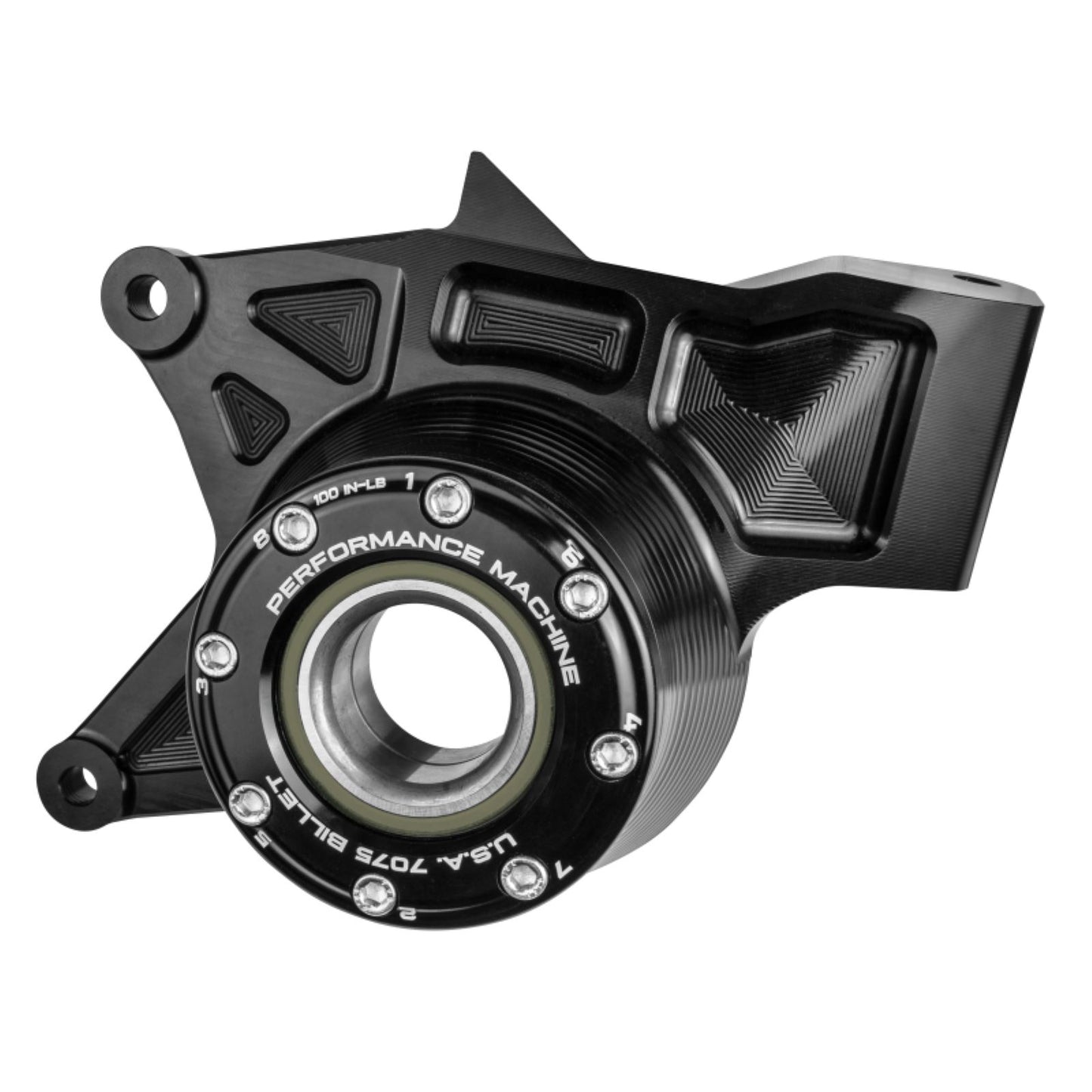 Performance Machine Steering Knuckle for Can-Am Maverick - Front Left 0221-1001-B_1462517