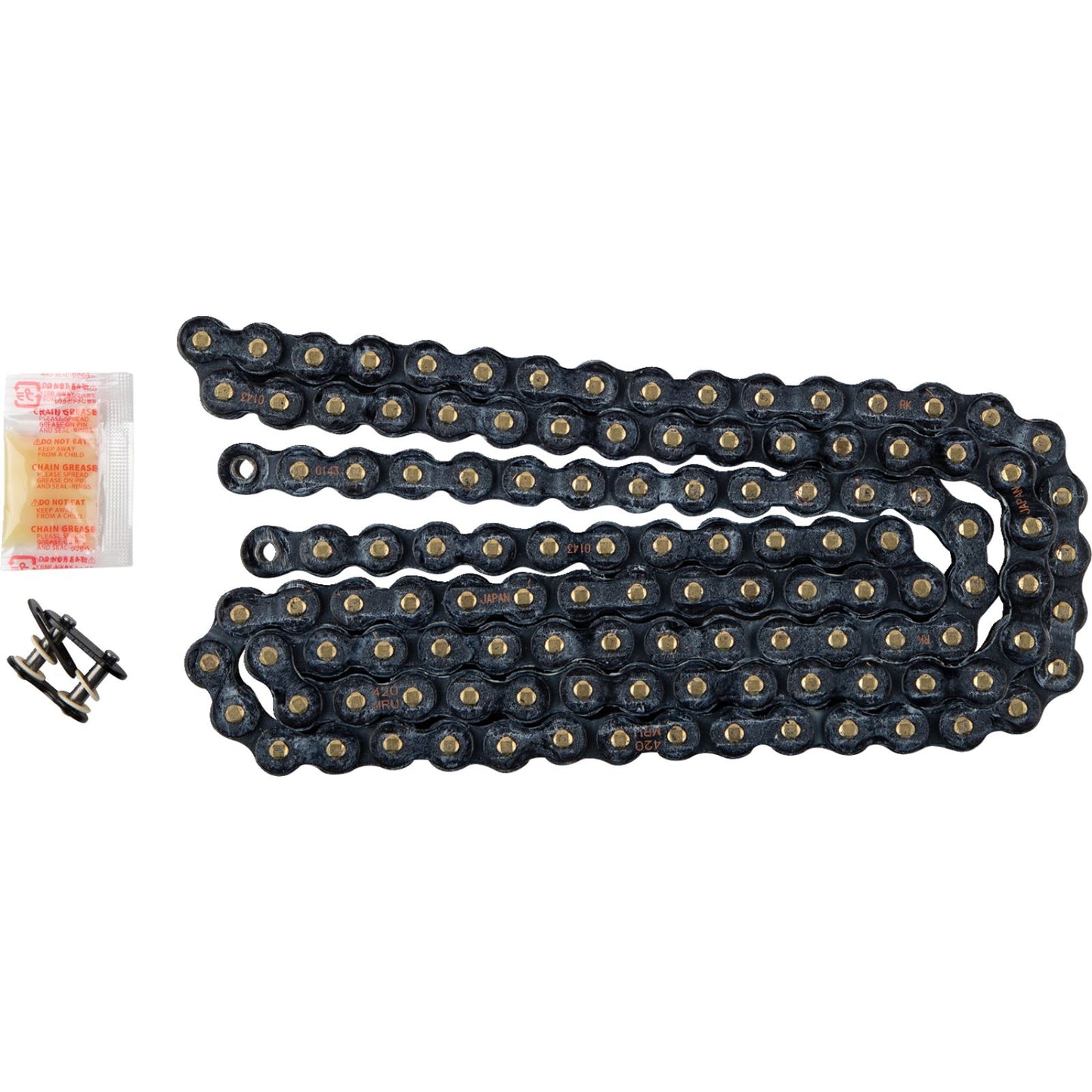 RK Chain 420 MRU - Chain - 120 Links - Black [MPN: BL420MRU-120]_1157320