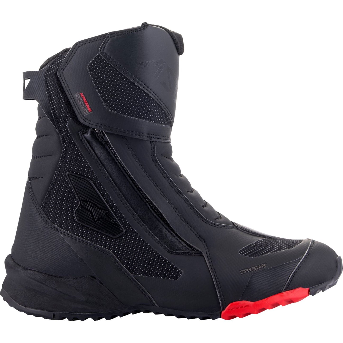 Alpinestars RT-7 Drystar® Boots - Black/Red - Size 9 [MPN: 2443023-13-42]_1148179