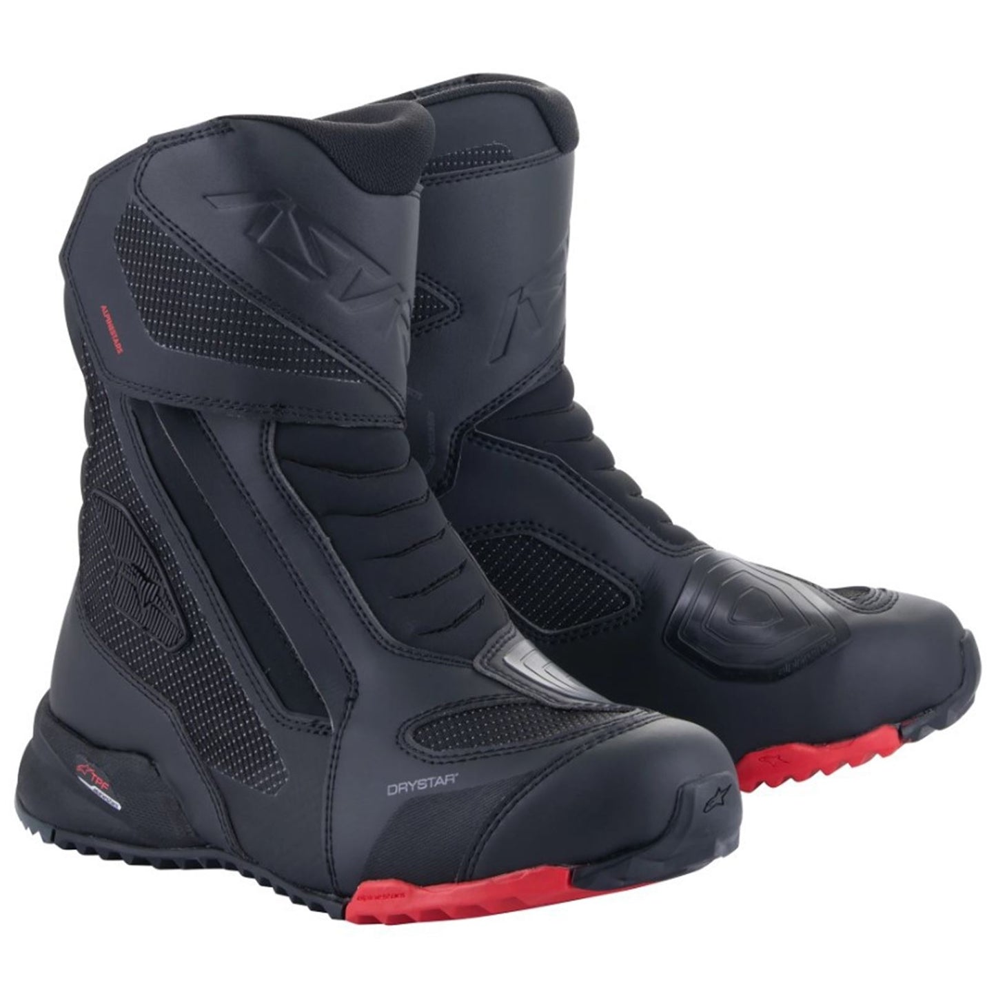 Alpinestars RT-7 Drystar® Boots - Black/Red - Size 12.5 [MPN: 2443023-13-46]_1150164