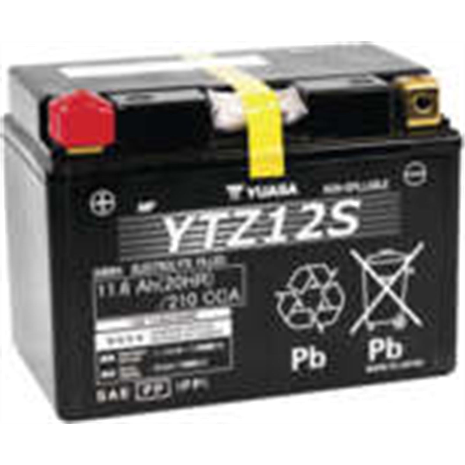 Yuasa Battery YTZ12S Sealed Factory Activated YUAM7212A_195606