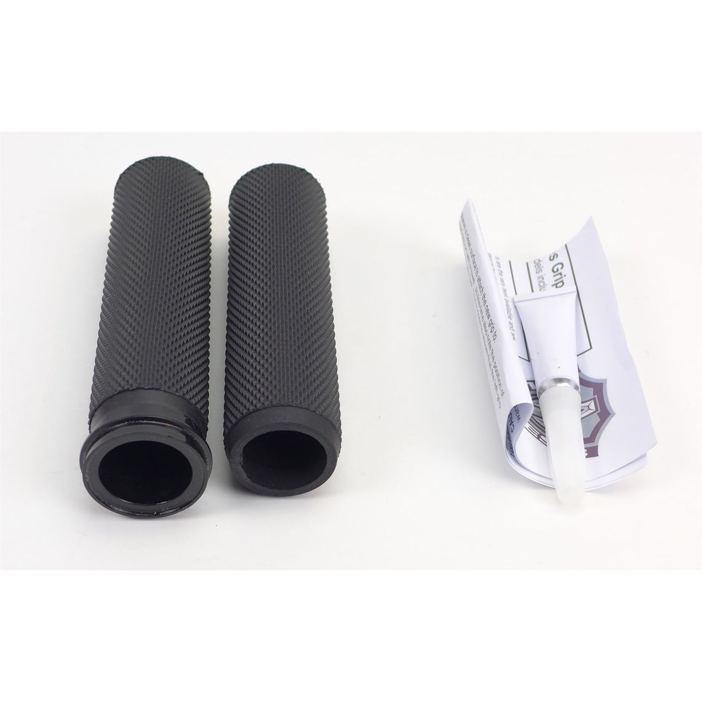 Arlen Ness Brass Knurled 1" Handlebar Grips for Throttle by Wire OPEN BOX [MPN: 07-334]_1148714