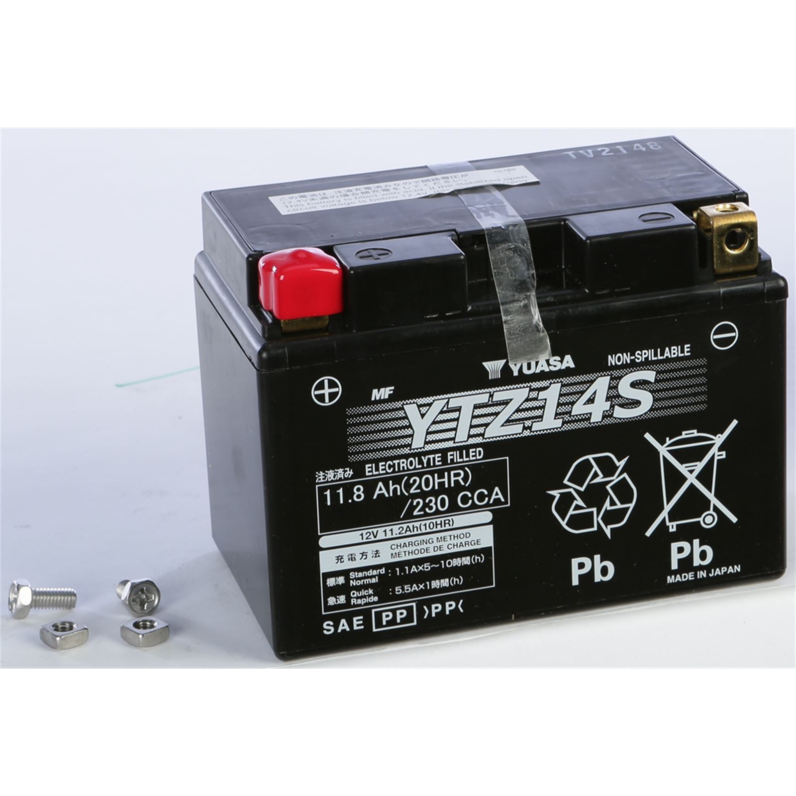 Yuasa Battery YTZ14S Sealed Factory Activated YUAM72Z14_195608