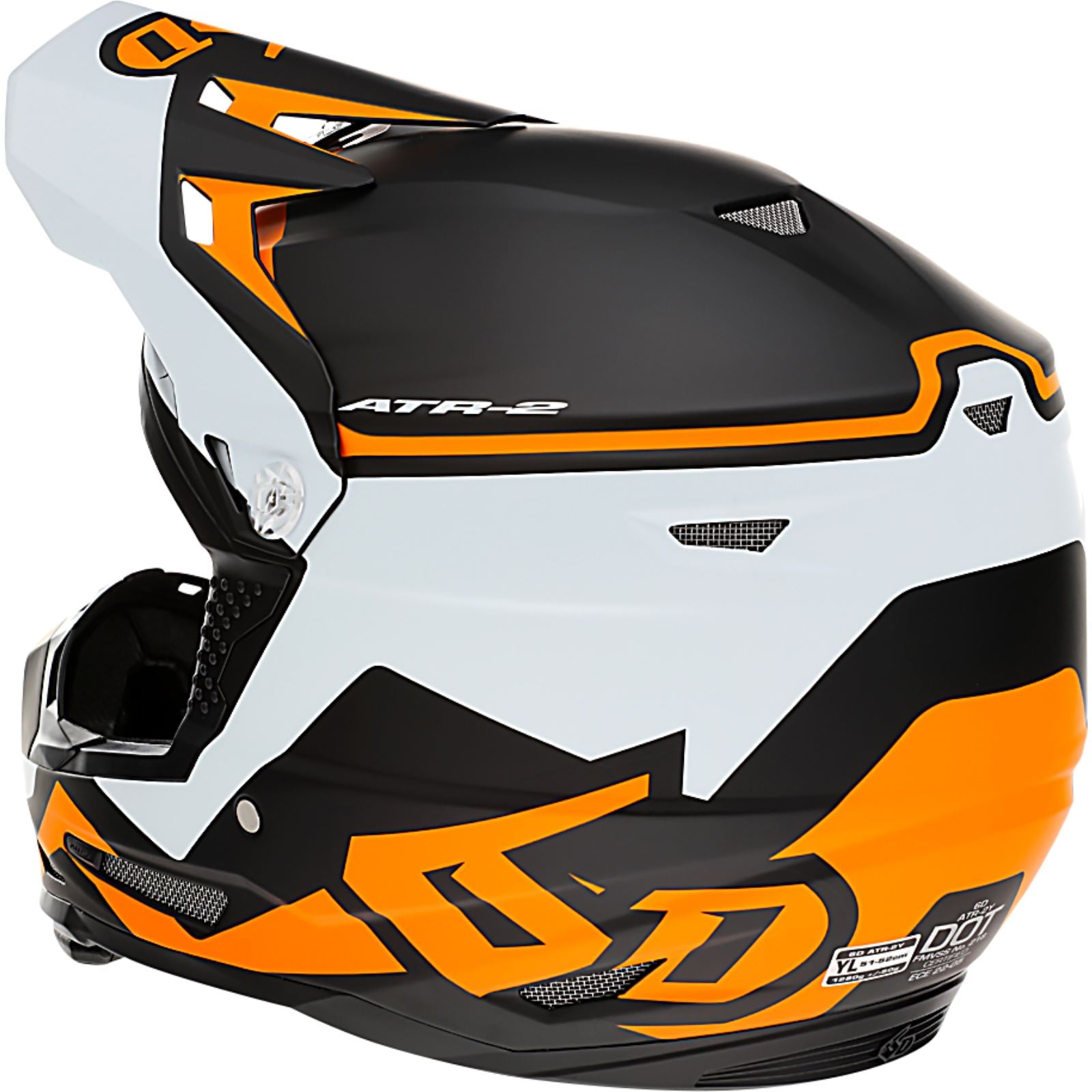 6D Helmets ATR-2Y Helmet - Drive - Neon Orange_1149217
