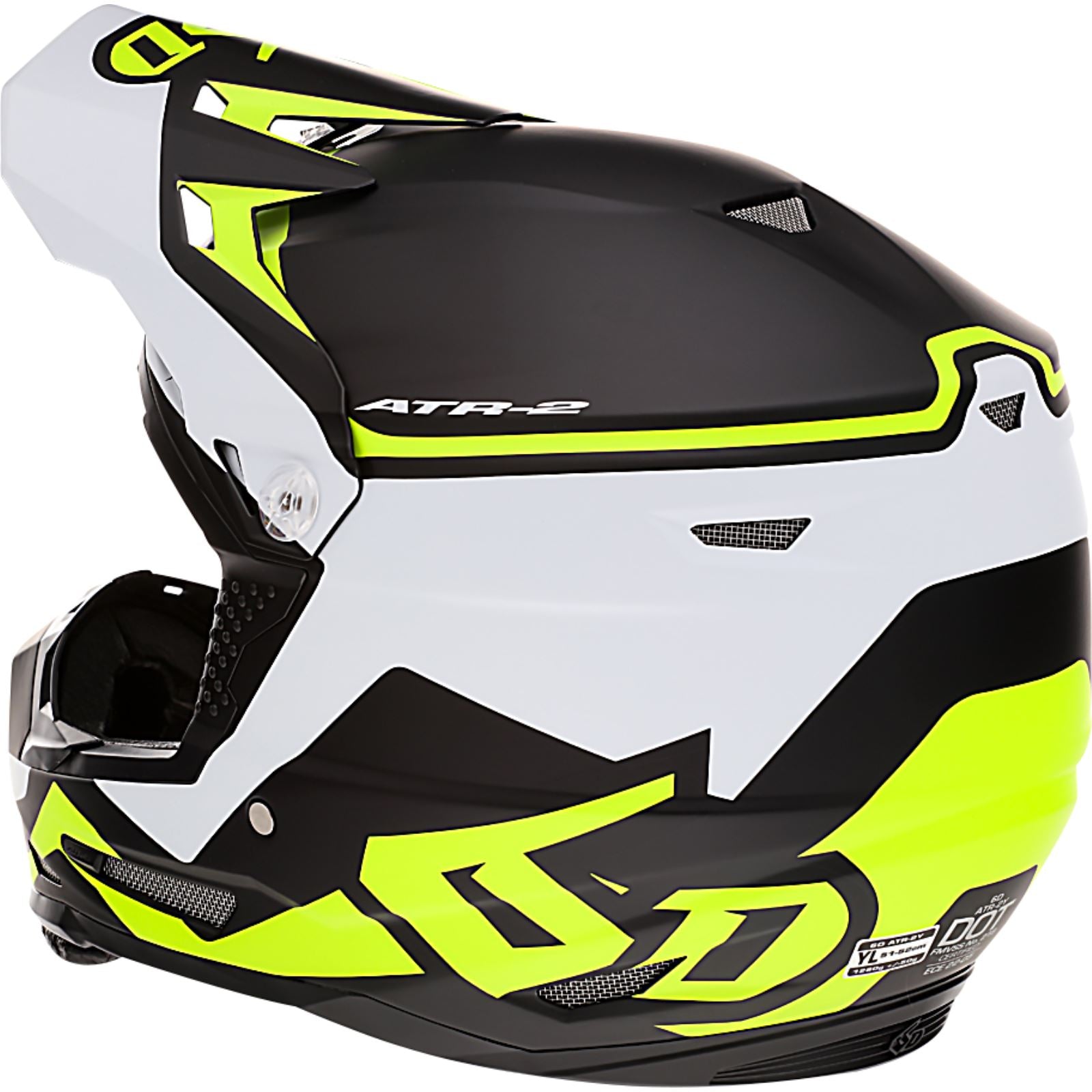 6D Helmets ATR-2Y Helmet - Drive - Neon Yellow_1149300