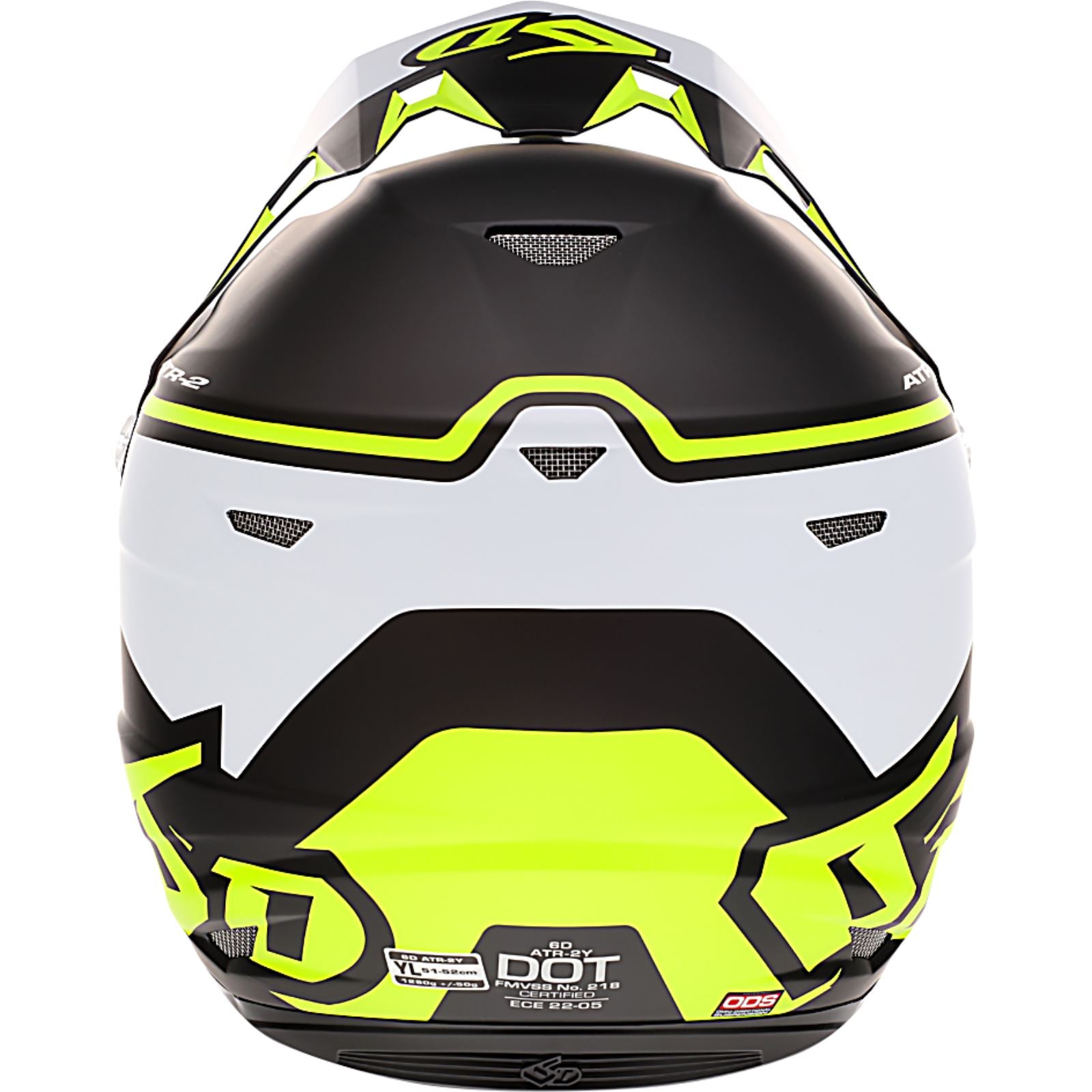 6D Helmets ATR-2Y Helmet - Drive - Neon Yellow_1149304