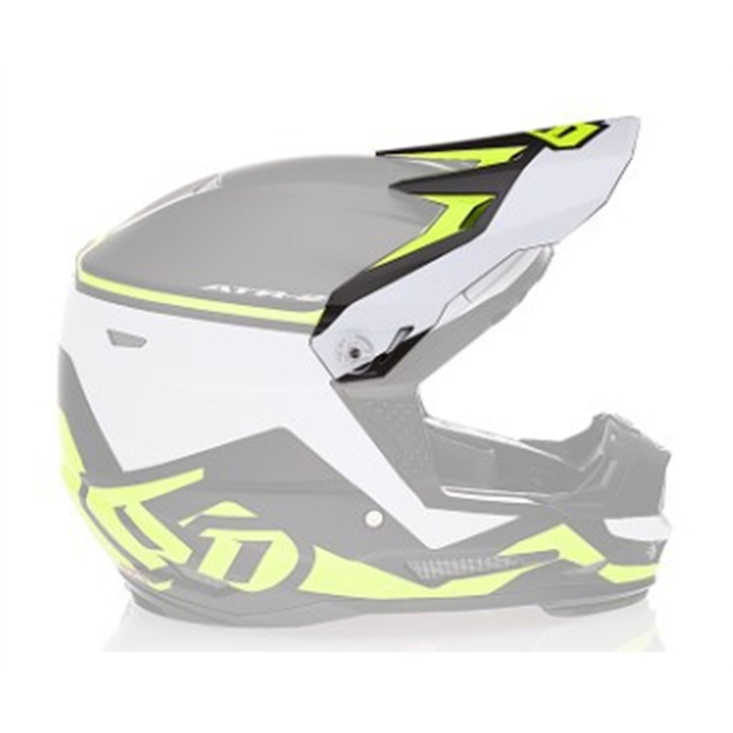 6D Helmets ATR-2Y Visor - Drive - Neon Yellow [MPN: 72-4134]_1150012