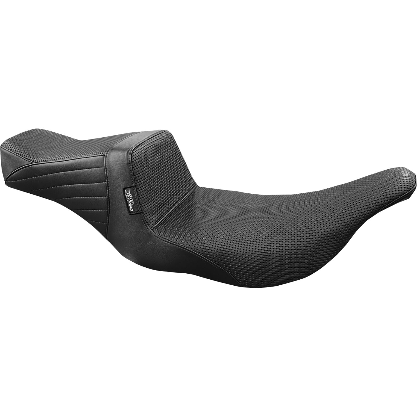 Le Pera Tailwhip Seat - Basketweave - Black - FL '97-'07 LH-587BW_1149452