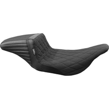Le Pera Kickflip Seat - Double Diamond - Black - FL '97-'07 LH-597DD_1149434