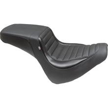 Mustang Motorcycle Products Squareback Seat - Black - Tuck-n-Roll - Fat Bob '18-'23 76005_1156932