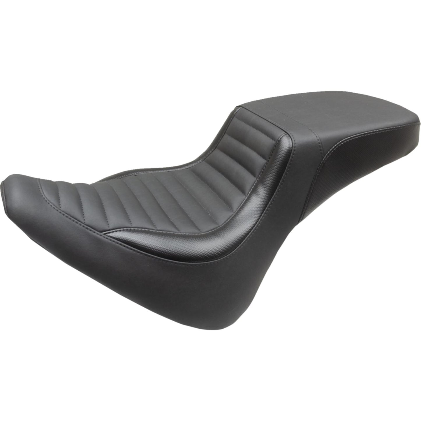Mustang Motorcycle Products Squareback Seat - Black - Tuck-n-Roll - Breakout '18-'21 76006_1156883