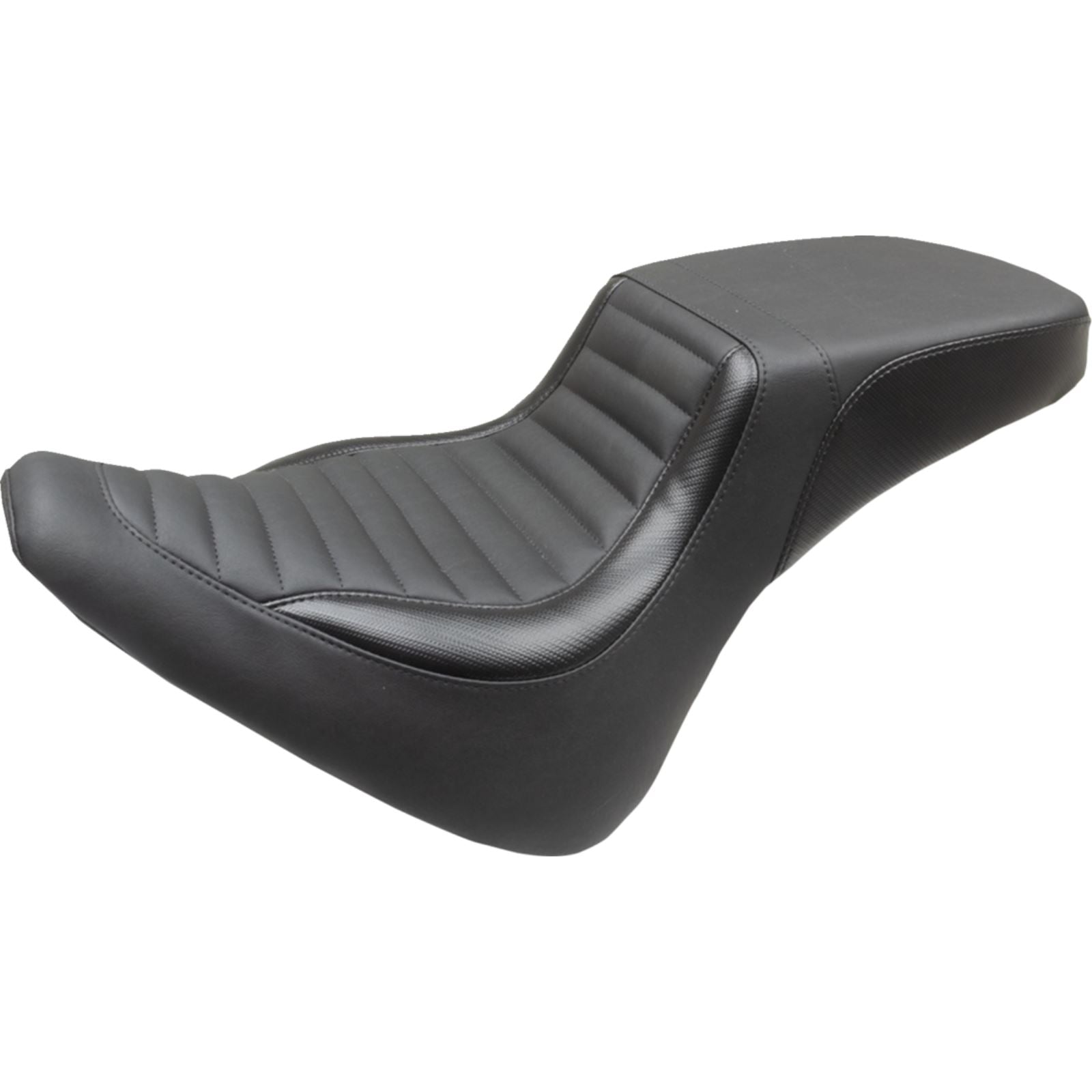 Mustang Motorcycle Products Squareback Seat - Black - Tuck-n-Roll - Breakout '18-'21 76006_1156883