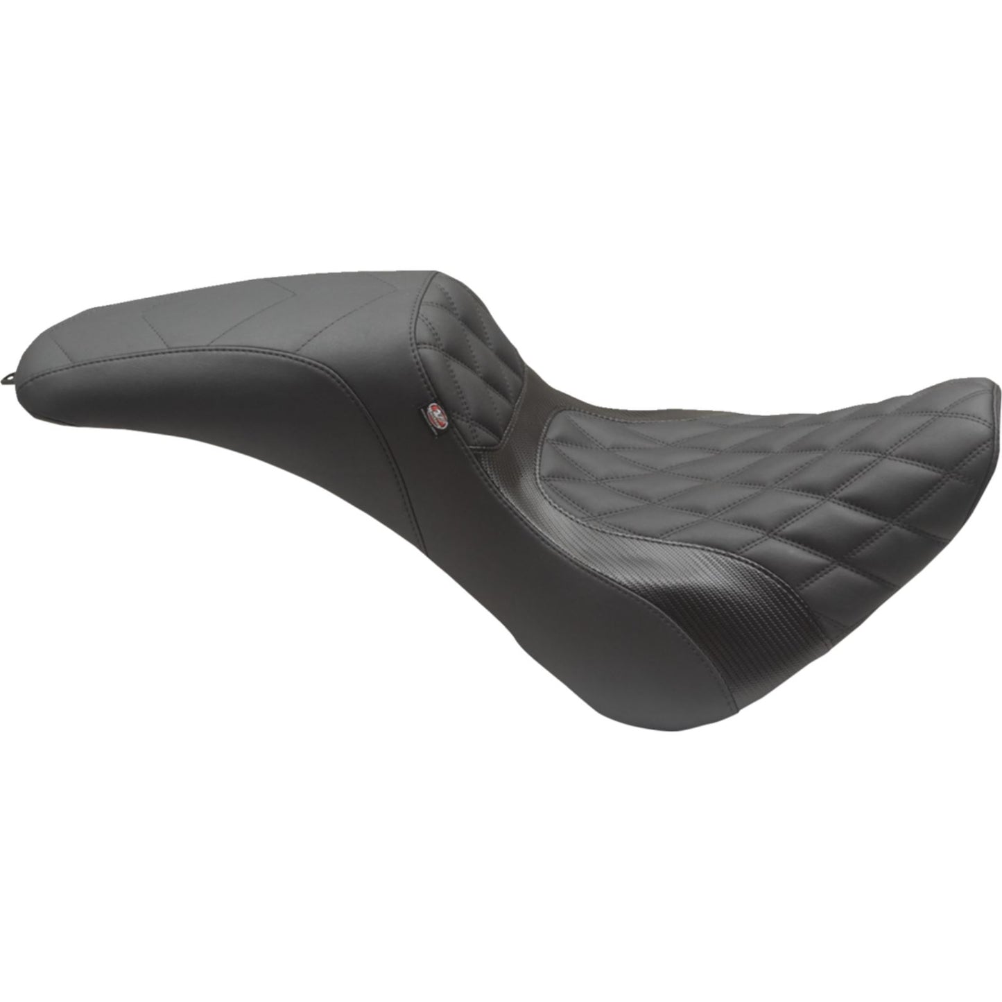 Mustang Motorcycle Products Tripper Fastback™ - Black - Double Diamond - Street Bob '18-'23 75152_1156884