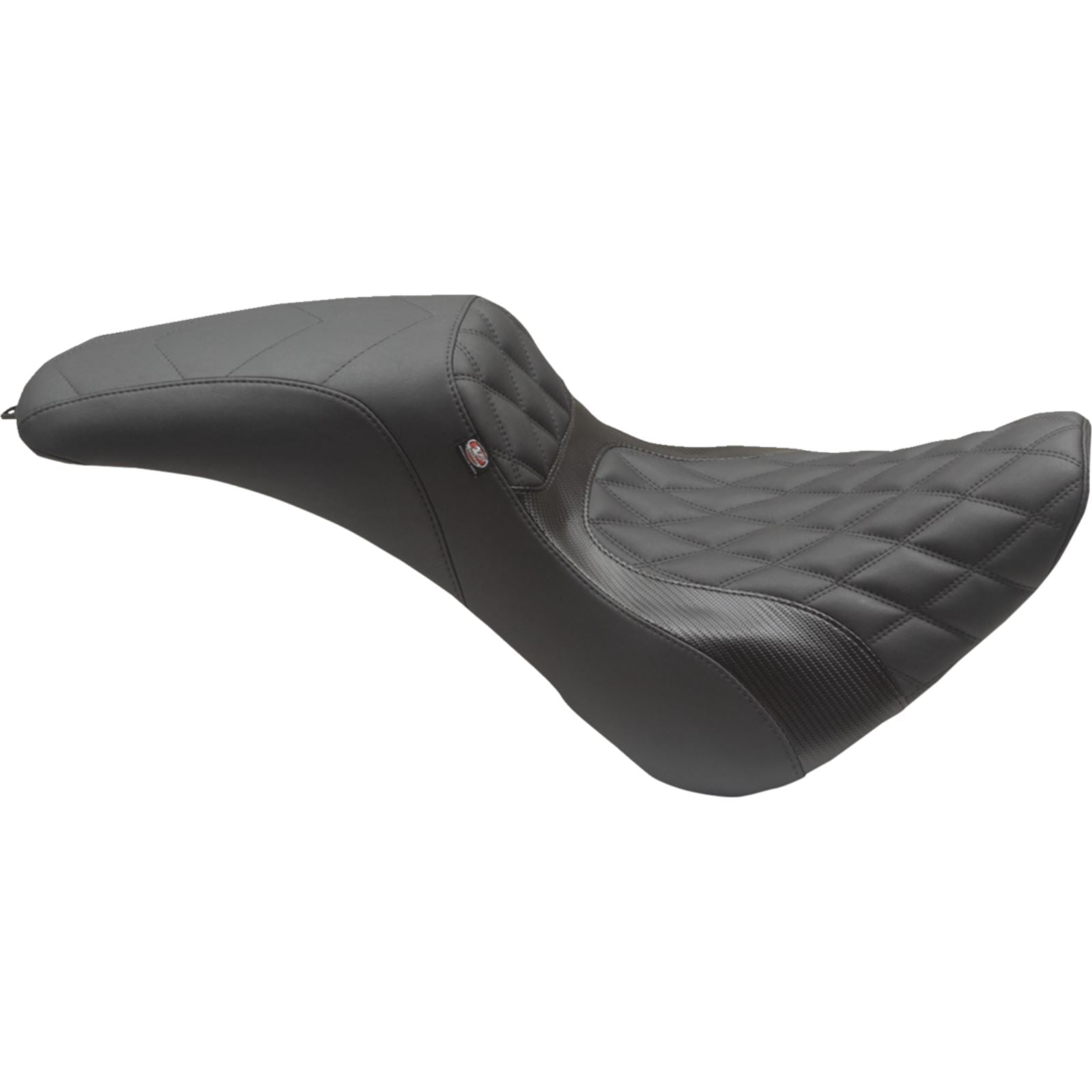 Mustang Motorcycle Products Tripper Fastback™ - Black - Double Diamond - Street Bob '18-'23 75152_1156884