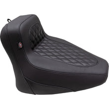 Mustang Motorcycle Products Squareback Seat - Solo - Black - Diamond Stitch - Chief '22-'23 [MPN: 88201]_1156893