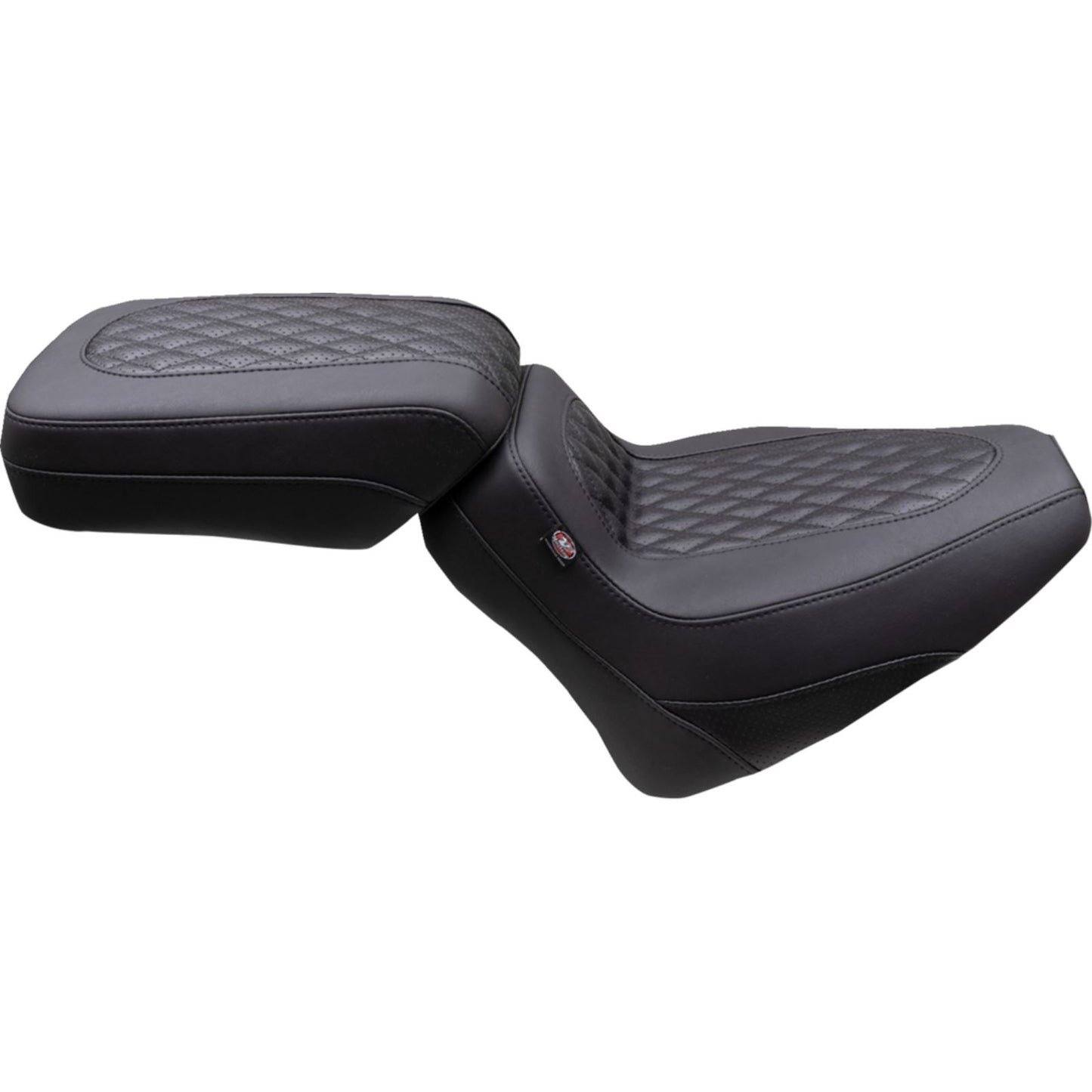 Mustang Motorcycle Products Squareback Seat - Solo - Black - Diamond Stitch - Chief '22-'23 [MPN: 88201]_1156880