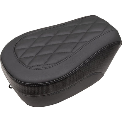 Mustang Motorcycle Products Solo Touring Seat - Passenger - Black - Diamond Stich - Chief '22-'23 88204_1156871