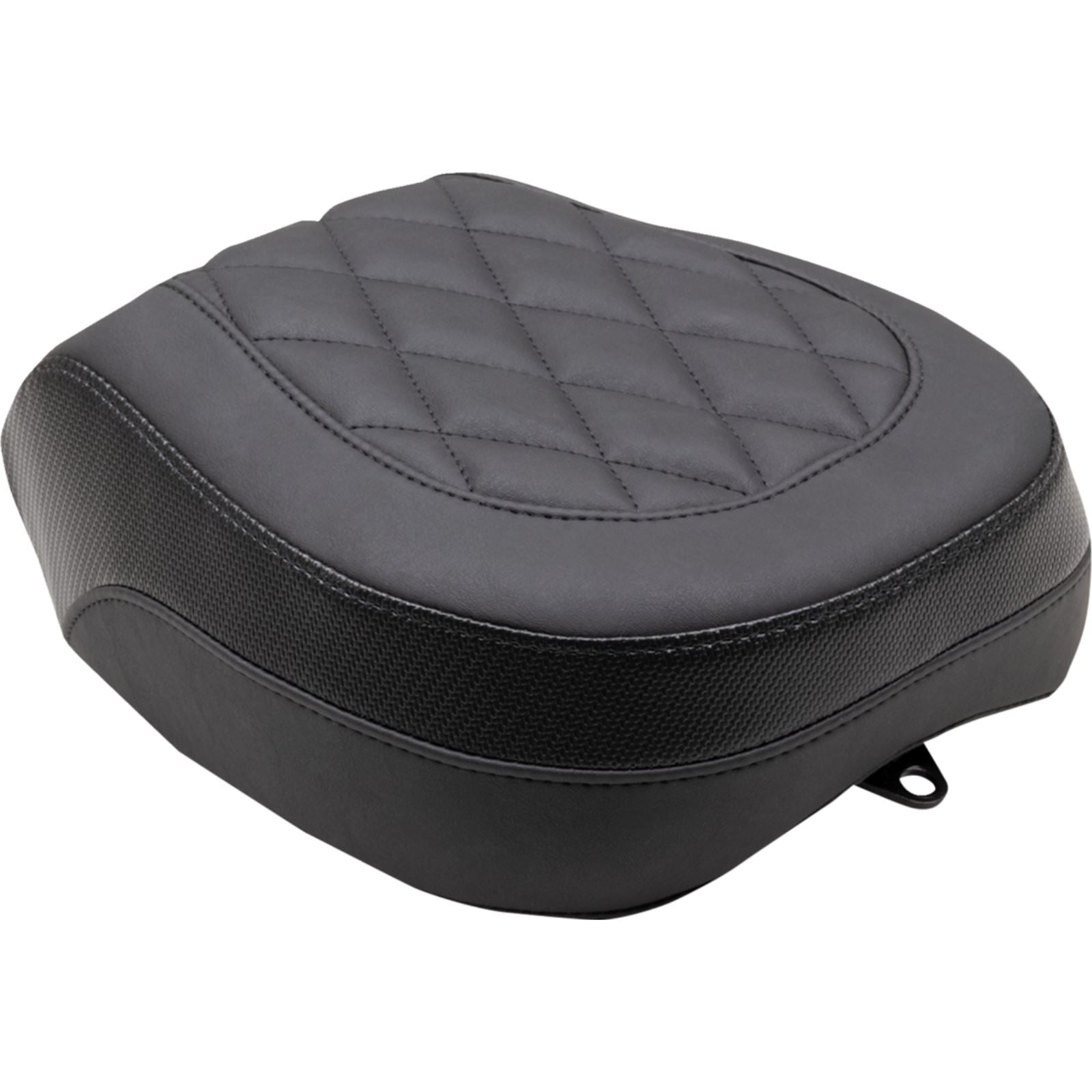 Mustang Motorcycle Products Recessed Passenger Seat - Black - Diamond Stitch - Chief '22-'23 89741_1156865